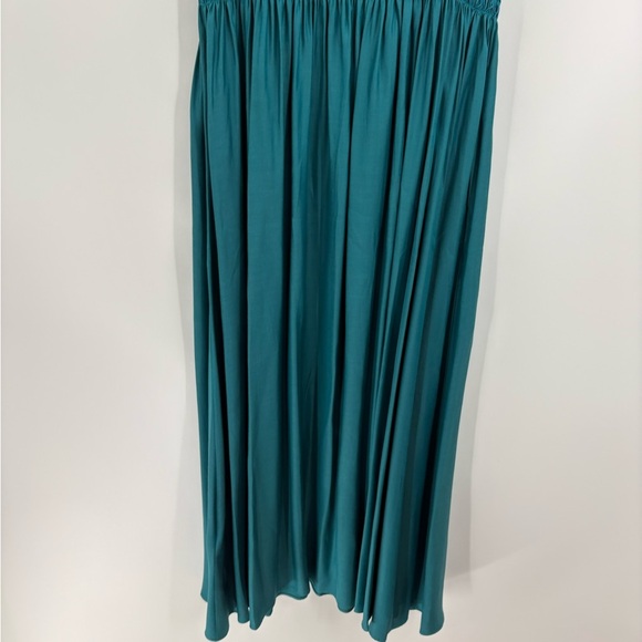 KATE SPADE Silk-blend Twill Smocked-waist Dress In Dark dress size small NWT - Picture 12 of 16